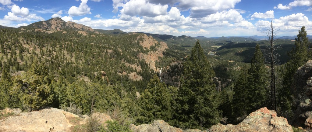 Elk Falls Overlook view