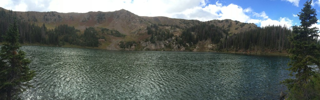 Bowen Lake in the afternoon