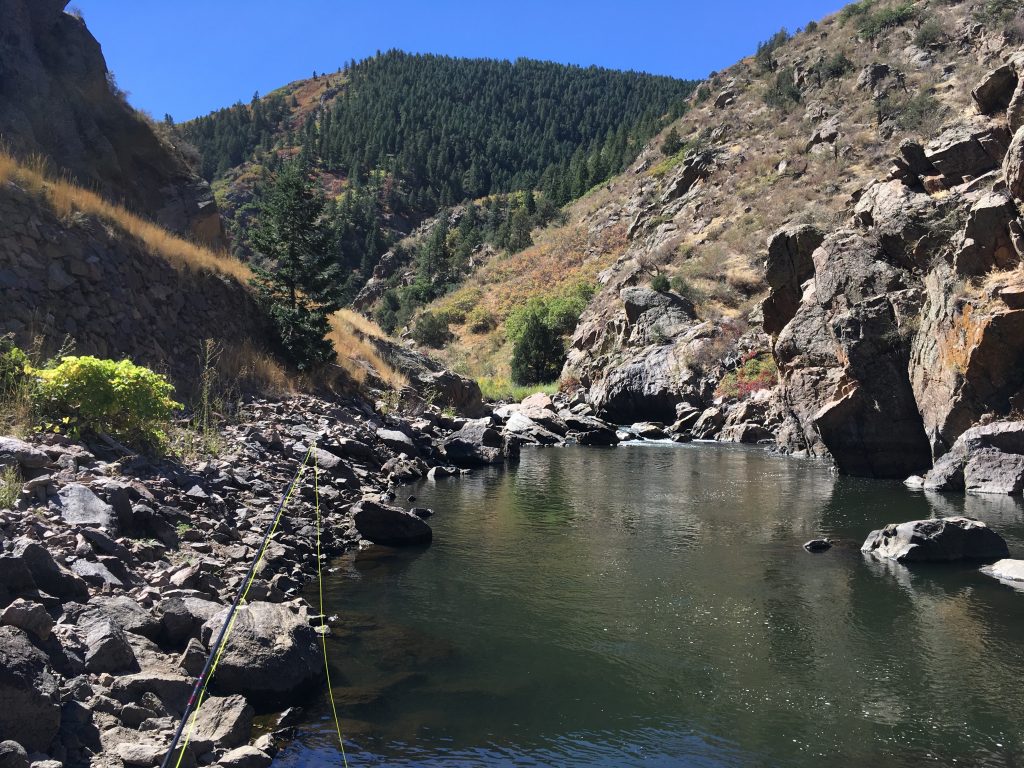 Views up the canyon